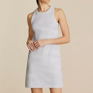 Lou & Grey Geo Jacquard Halter Pocket Dress